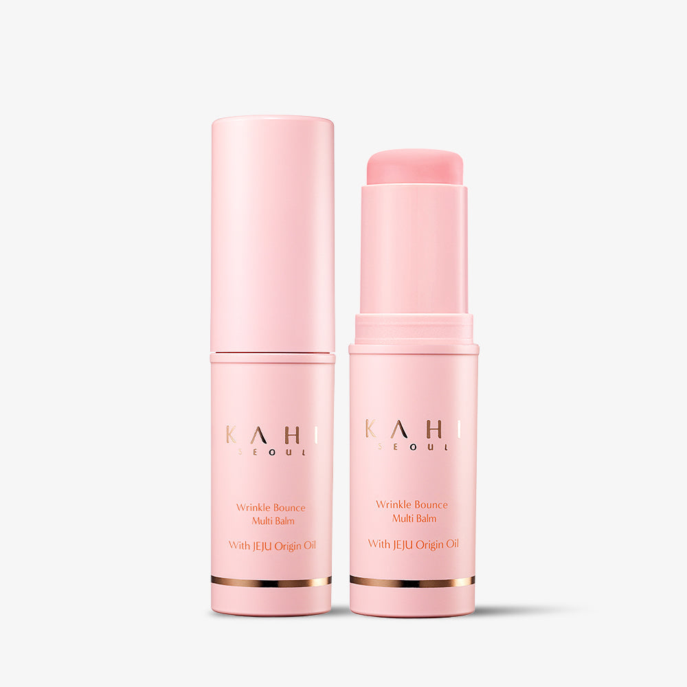 KAHI Wrinkle Bounce Multi Balm – Anti-Wrinkle Hydrating Facial Serum Stick 9g | Korean Skincare