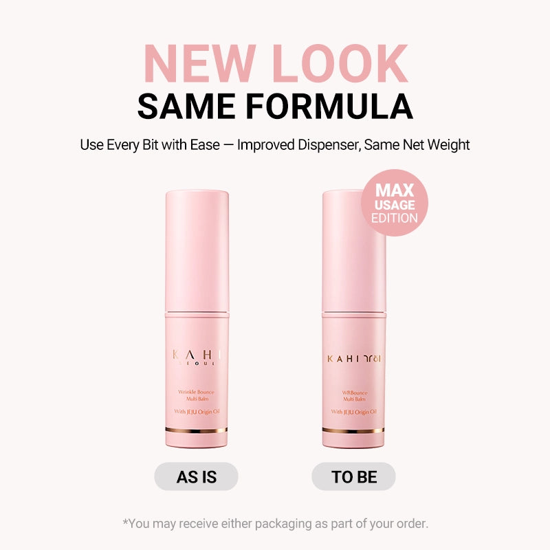 KAHI Wrinkle Bounce Multi Balm – Anti-Wrinkle Hydrating Facial Serum Stick 9g | Korean Skincare